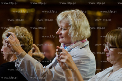 Gdansk. Dwor Artusa. Uroczystosc z okazji Dnia Edukacji...