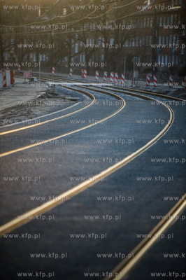 Gdansk. Zmodernizowana linia tramwajowa na Stogi. 
27.12.2014
fot....