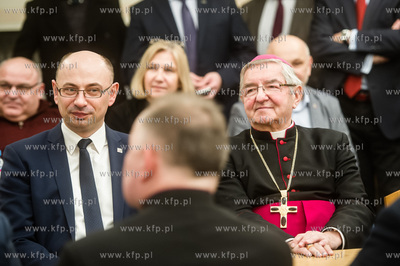 Gdańsk. Siedziba NSZZ Solidarność. Sala Akwen. Uroczystość...