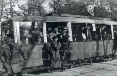 Gdanskie tramwaje w latach 50 - 60 byly przepelnione...