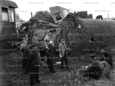 Tragiczna katastrofa kolejowa pod Koscierzyna. Jadacy...
