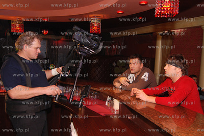 Rumia. W hotelu Faltom Dariusz Michalczewski kreci...