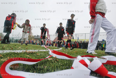 Pszczolki. Uroczyste otwarcie kompleksu boisk sportowych...