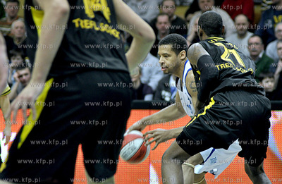 Polska Liga Koszykowki. AZS Koszalin vs Sopot Trefl....