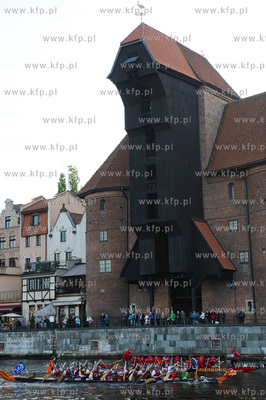 Gdansk. Motlawa. Festyn Morski zorganizowany na okolicznosc...