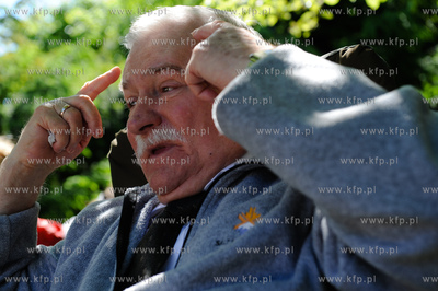 Gdansk. Dom Prezydenta Lecha Walesy. Akcja Mlodych...