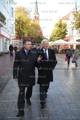 Sopot. Przewodniczacy Parlamentu Europejskiego Jerzy...