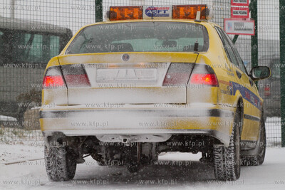 Gdansk, Rebiechowo. Akcja zima w Porcie Lotniczym Gdansk...