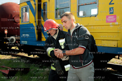 Cwiczenia wypadku masowego z duza iloscia osob poszkodowanych...