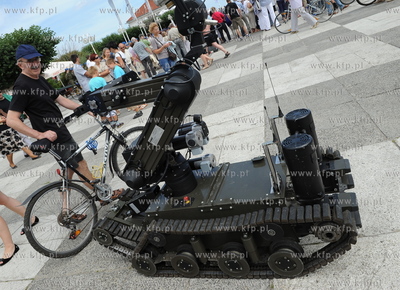 Sopot - molo. Uroczyste obchody Swieta Policji, podczas...