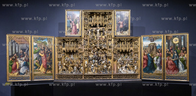 Muzeum Narodowe w Warszawie. Eksponat nr 323. Retabulum...