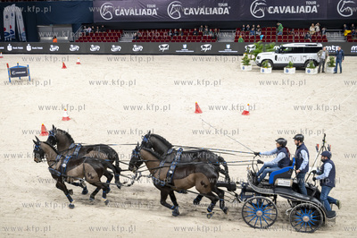 Ergo Arena. Halowy Puchar Polski w Powożeniu Zaprzęgami...