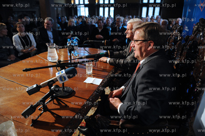 Gdansk, Ratusz Staromiejski. Spotkanie Marszalka Sejmu...