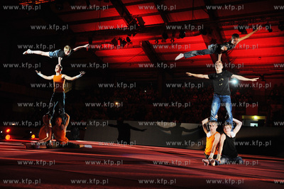 Gdansk, hala widowiskowa AWFiS. Wielka gala konczaca...