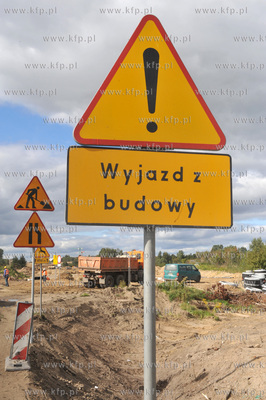 Budowa trasy WZ wzdluz ulicy Kartuskiej na odcinku...