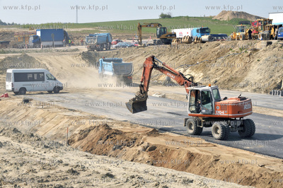 Budowa Obwodnicy Poludniowej Gdanska - wezel Straszyn.06.05.2011Fot....