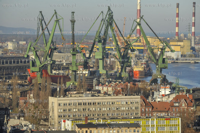 Stocznia Gdańsk, dawna Gdańska. 20.11.2009 Fot. Maciej...