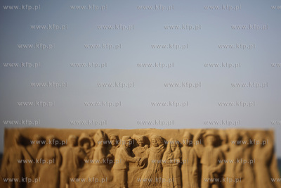 Gdansk Jelitkowo. Gdanski Festiwal Rzezby z Piasku....