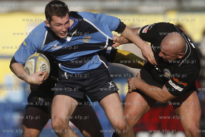 Sopot. Ekstraliga rugby. Ogniwo Sopot - Arka Gdynia.
30.10.2010
fot....