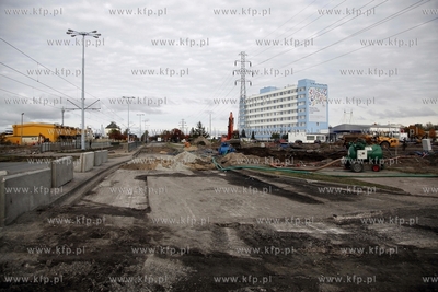 Gdansk. Zmiana w organizacji ruchu na budowie wezła...