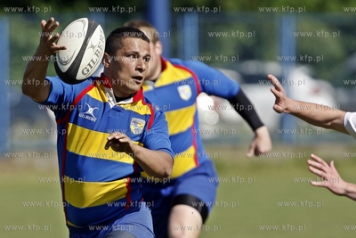 Sopot. I Liga Rugby. Mecz Ogniwo Sopot - Juvenia Krakow....