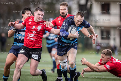 Sopot. Ekstraliga Rugby. Ogniwo Sopot - Orkan Sochaczew.
25.03.2023
fot....