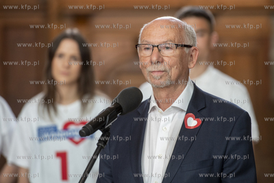 Dwór Artusa. Konferencja prasowa Ministra Spraw Zagranicznych...