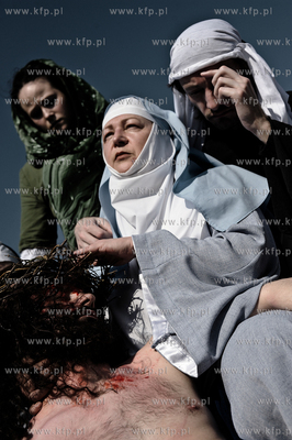 Wielki Piatek. Misterium Meki Panskiej na ulicach Gdanska....