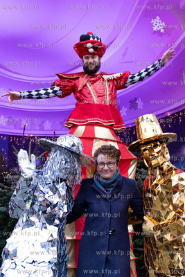 Sopockie Miasteczko Noworoczne. Nz. Magdalena Czarzyńska...