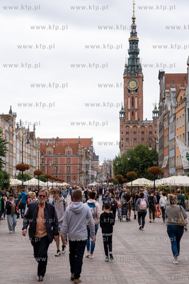 Gdańsk. Turyści w mieście. 03.07.2024 /fot. Anna...
