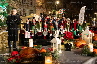 Gdańsk, ul. Długi Targ. Gdańska Wigilia 2024. 22.12.2024...