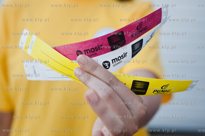 Gdansk. Wakacyjny, sloneczny dzien na plazy w Brzeznie.
Nz...