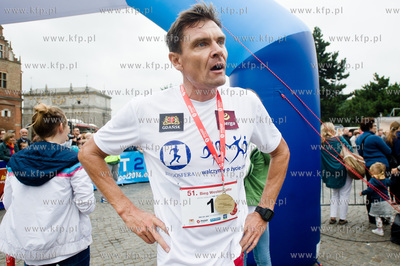 Gdansk. Targ Weglowy. Meta 51. Biegu Westerplatte....