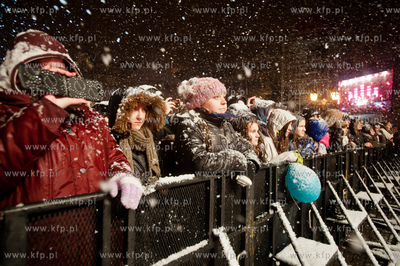 Gdansk. Targ Weglowy. 22 Final Wielkiej Orkiestry Swiatecznej...