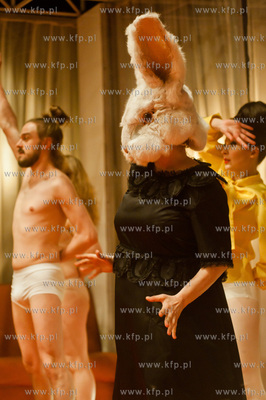 Gdansk. Teatr Wybrzeze. Scena Malarnia. Proba medialna...