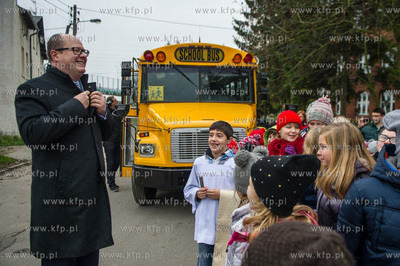 Gdansk. Pierwsza przejazdzka oryginalnego, amerykanskiego,...