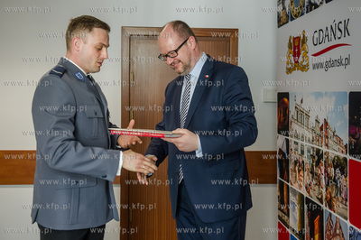 Gdansk. Urzad Miasta. Prezydent Miasta Gdanska Pawel...