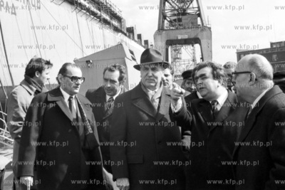 Wizyta I sekretarza KC PZPR Edwarda Gierka w Gdańsku....