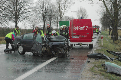 Tragiczny wypadek w miejscowosci Nowa Dabrowa w gminie...