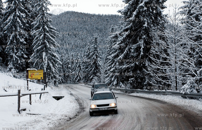 Zakopane - Cyrhla Nz. Droga do Zakopanego z Cyrli....