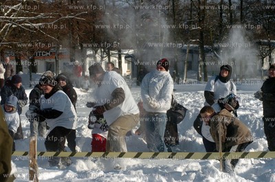 Slupsk. Park Kultury i Wypoczynku. I Sniegowa Bitwa...