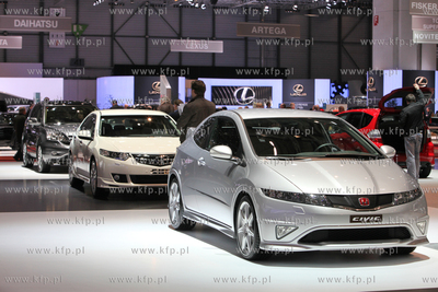 Targi motoryzacyjne w Genewie. Nz. Honda Civic
03.03.2010
fot....