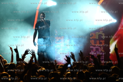 Gdansk. Plac Zebran Ludowych. Festiwal MTV Gdansk Dzwiga...