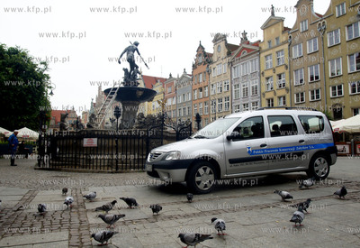 Gdansk, Dlugi Targ. Pracownicy Polskiej Pracowni Konserwacji...