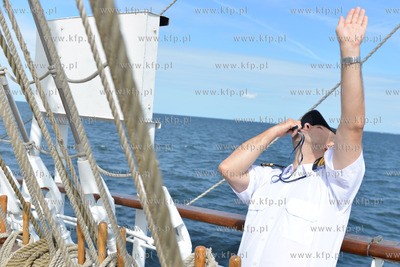 Dzien na Darze Mlodziezy ze studentami Akademii Morskiej...