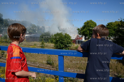 Pozar w Gdyni Grabowku. 26.08.2013 fot. Andrzej J....
