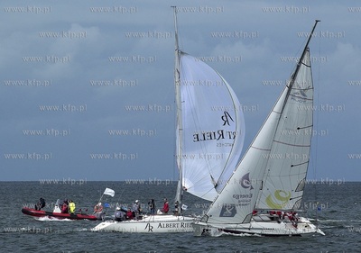 Sopot. Zatoka Gdanska k. Molo. Energa Sopot Match Race...