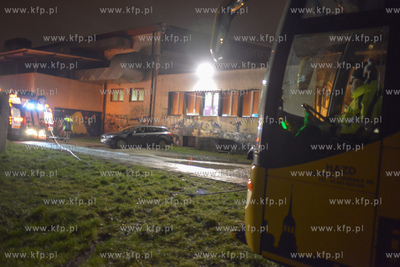 Po meczu Czarni  Słupsk- Trefl Sopot zawodnicy Sopotu...