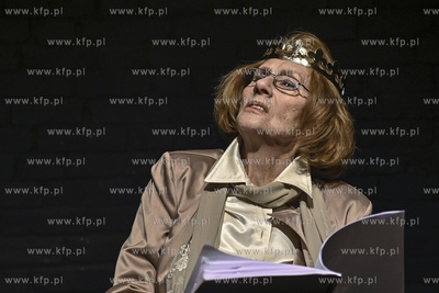 Teatr BOTO w Sopocie. Czytanie sztuki Pajace. Nz. Krystyna...