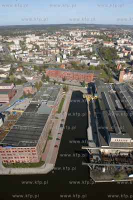 Elblag z lotu ptaka. 19.04.2009 fot. Kacper Kowalski...